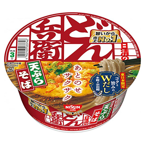 日清-24 どん兵衛 天ぷらそば関東 12入